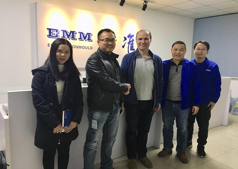 New customer from Poland visit EMM factory